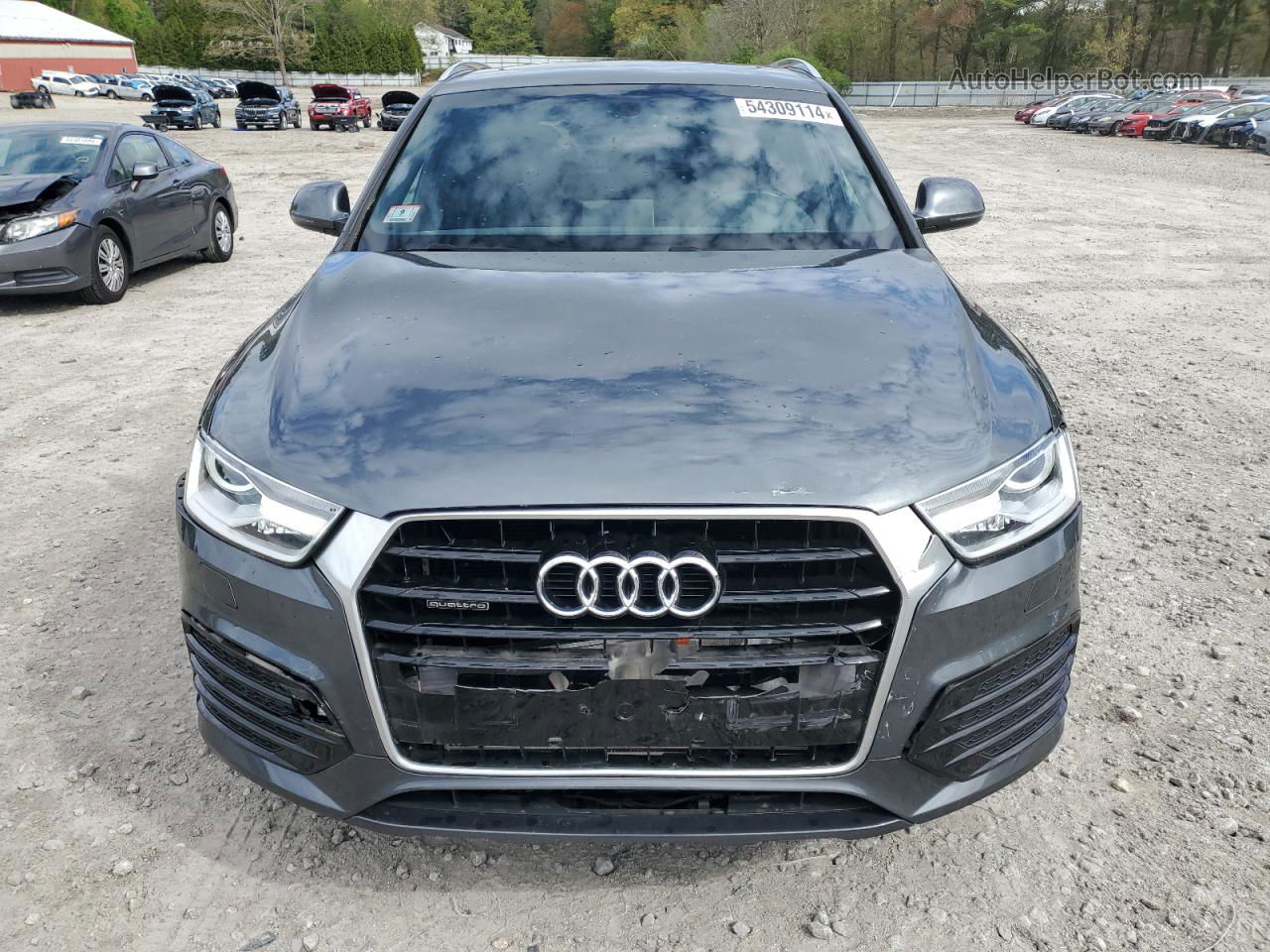 2018 Audi Q3 Premium Charcoal vin: WA1ECCFS5JR010277