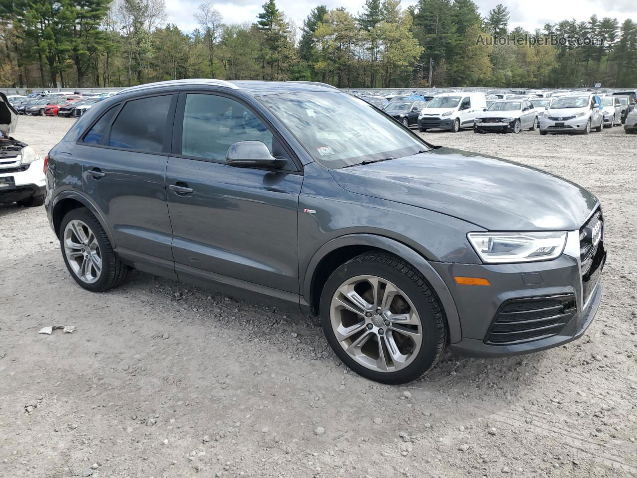 2018 Audi Q3 Premium Charcoal vin: WA1ECCFS5JR010277