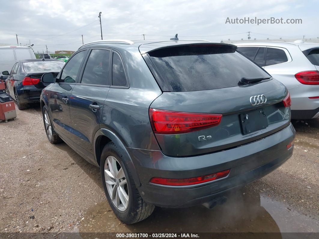 2018 Audi Q3 2.0t Premium/2.0t Sport Premium Gray vin: WA1ECCFS5JR033137