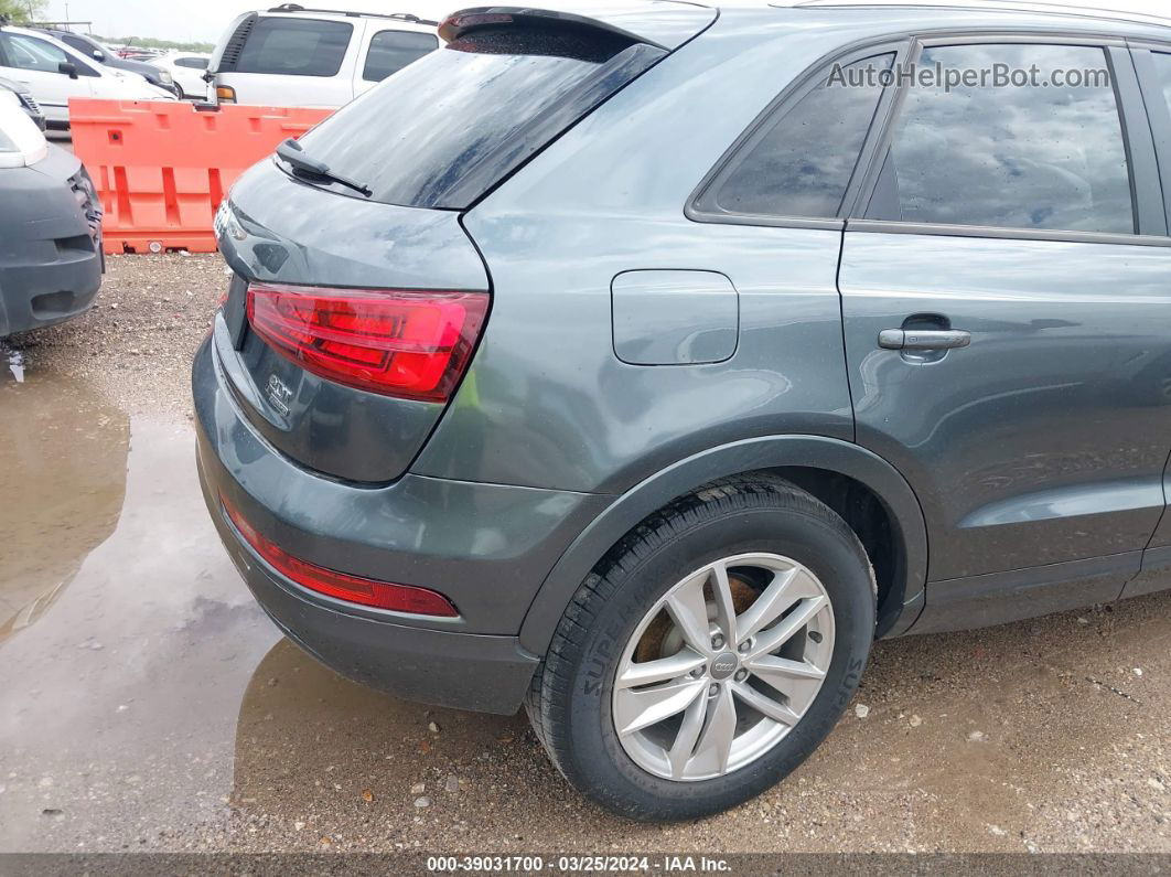 2018 Audi Q3 2.0t Premium/2.0t Sport Premium Gray vin: WA1ECCFS5JR033137