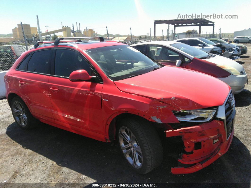 2018 Audi Q3 2.0t Premium Red vin: WA1ECCFS6JR015083