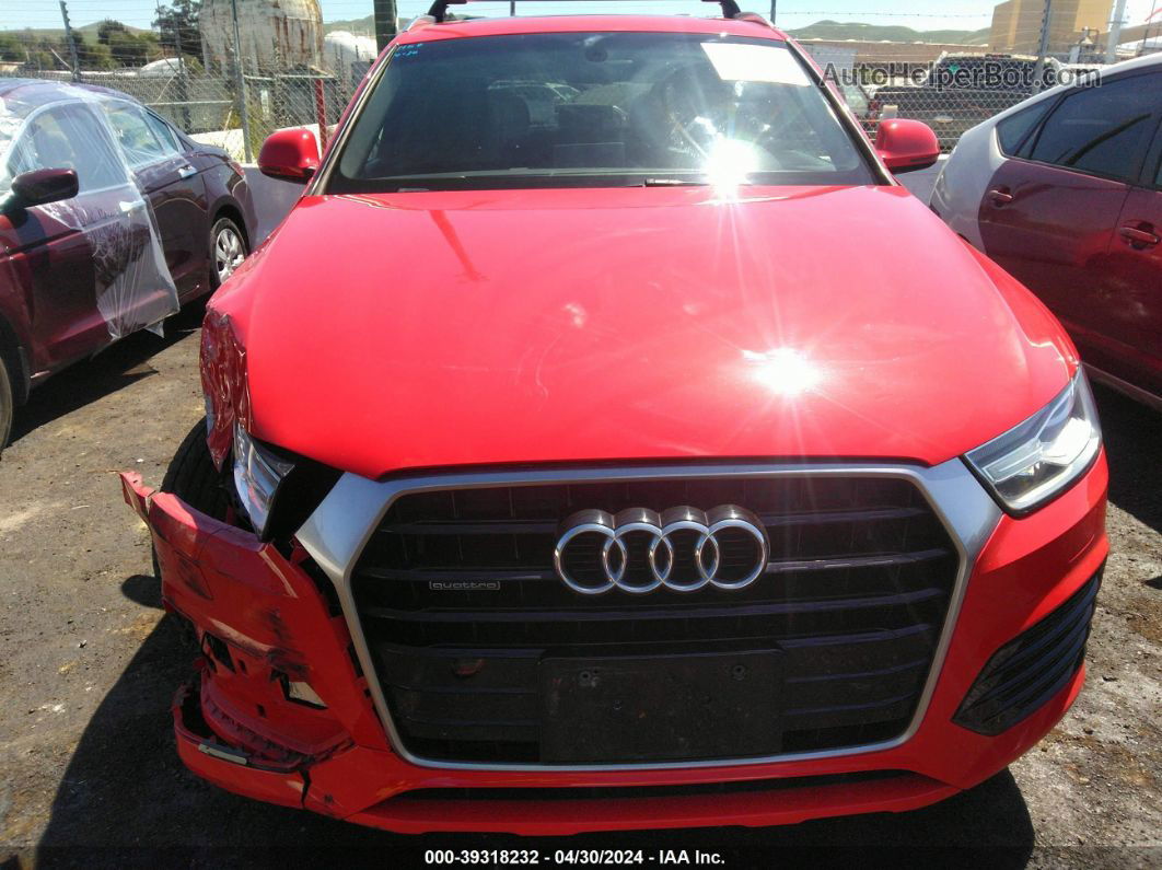 2018 Audi Q3 2.0t Premium Red vin: WA1ECCFS6JR015083