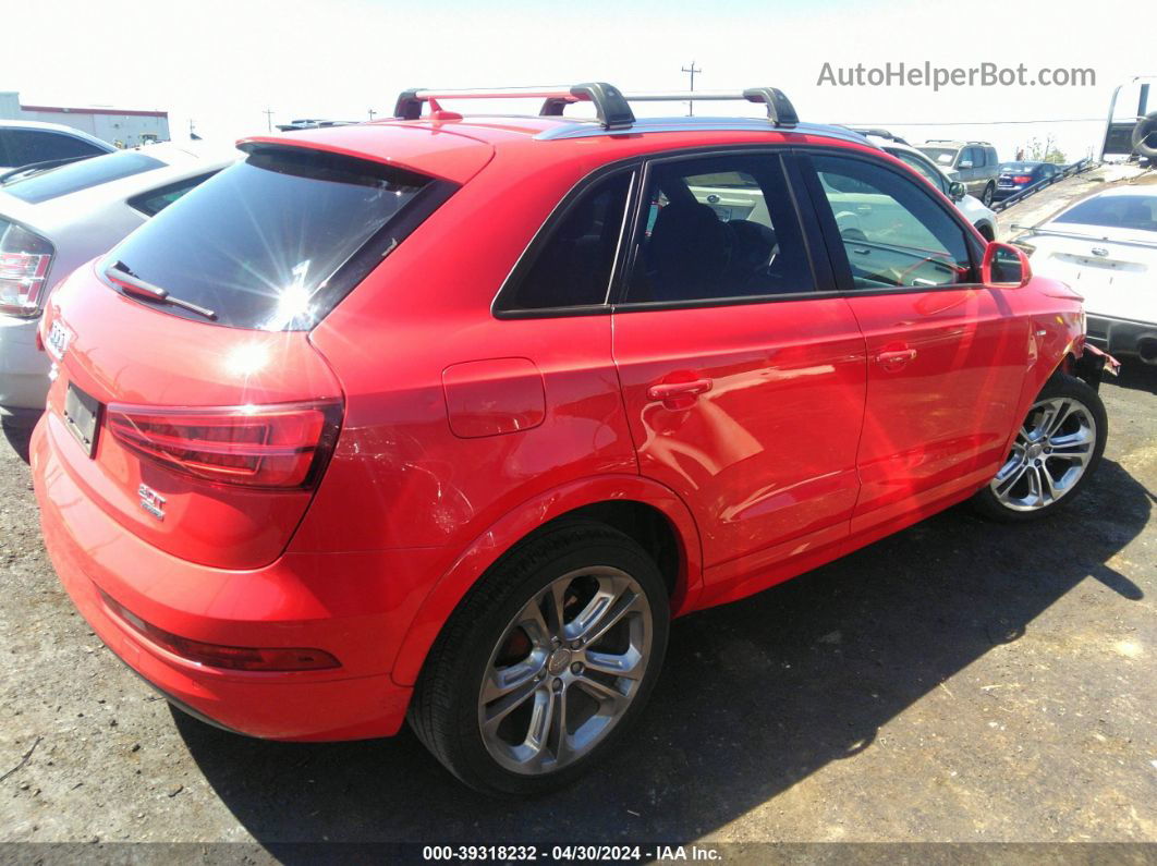 2018 Audi Q3 2.0t Premium Красный vin: WA1ECCFS6JR015083