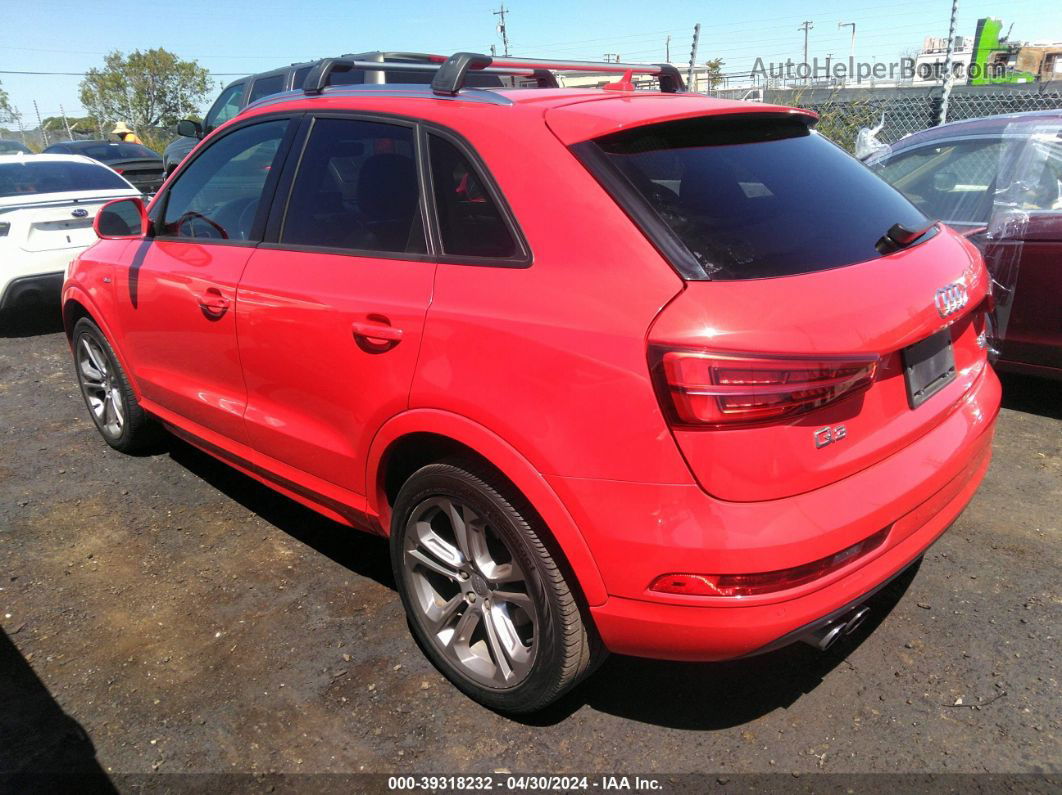 2018 Audi Q3 2.0t Premium Красный vin: WA1ECCFS6JR015083