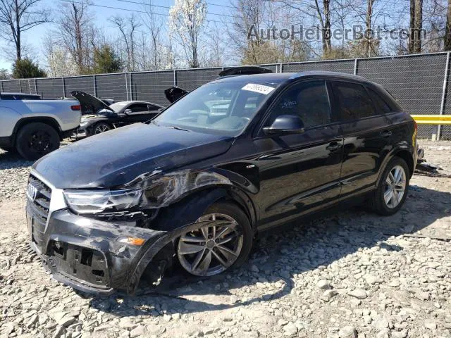 2018 Audi Q3 Premium Черный vin: WA1ECCFS6JR027377