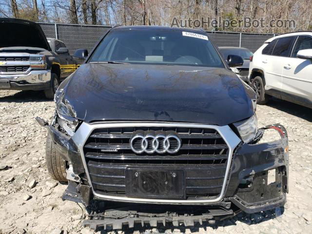 2018 Audi Q3 Premium Черный vin: WA1ECCFS6JR027377