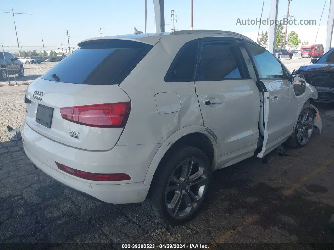 2018 Audi Q3 2.0t Premium/2.0t Sport Premium White vin: WA1ECCFS7JR028263