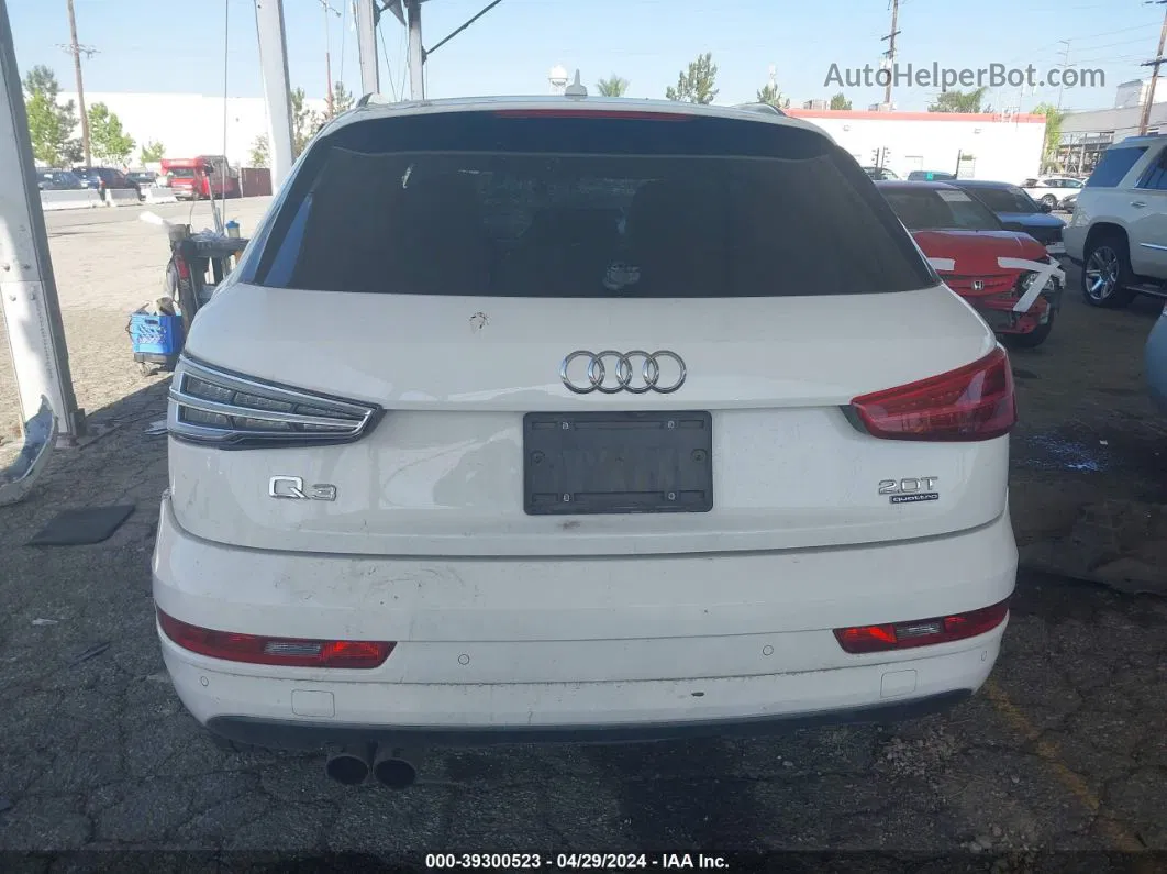 2018 Audi Q3 2.0t Premium/2.0t Sport Premium Белый vin: WA1ECCFS7JR028263