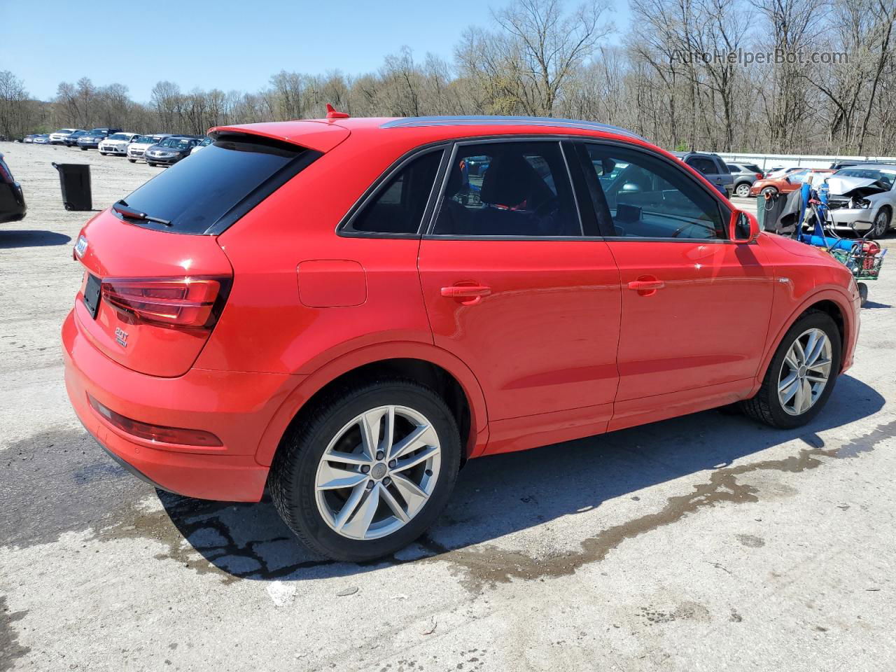 2018 Audi Q3 Premium Red vin: WA1ECCFS8JR026957