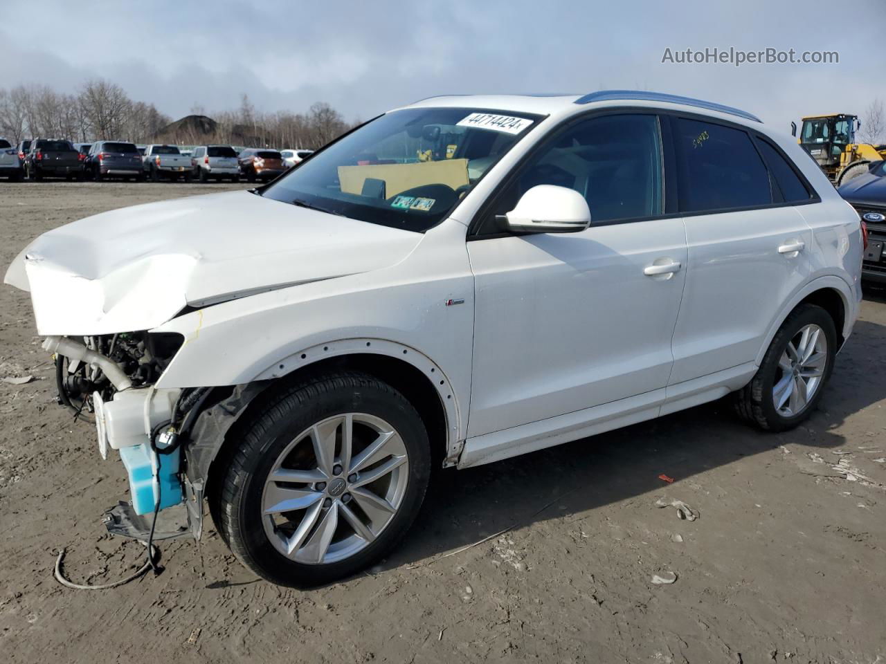 2018 Audi Q3 Premium White vin: WA1ECCFS8JR032483