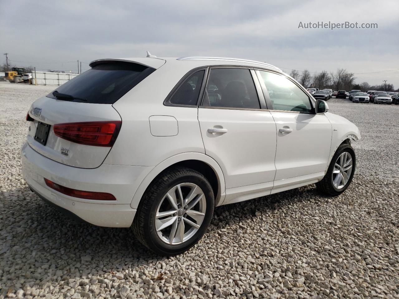 2018 Audi Q3 Premium White vin: WA1ECCFS9JR001419