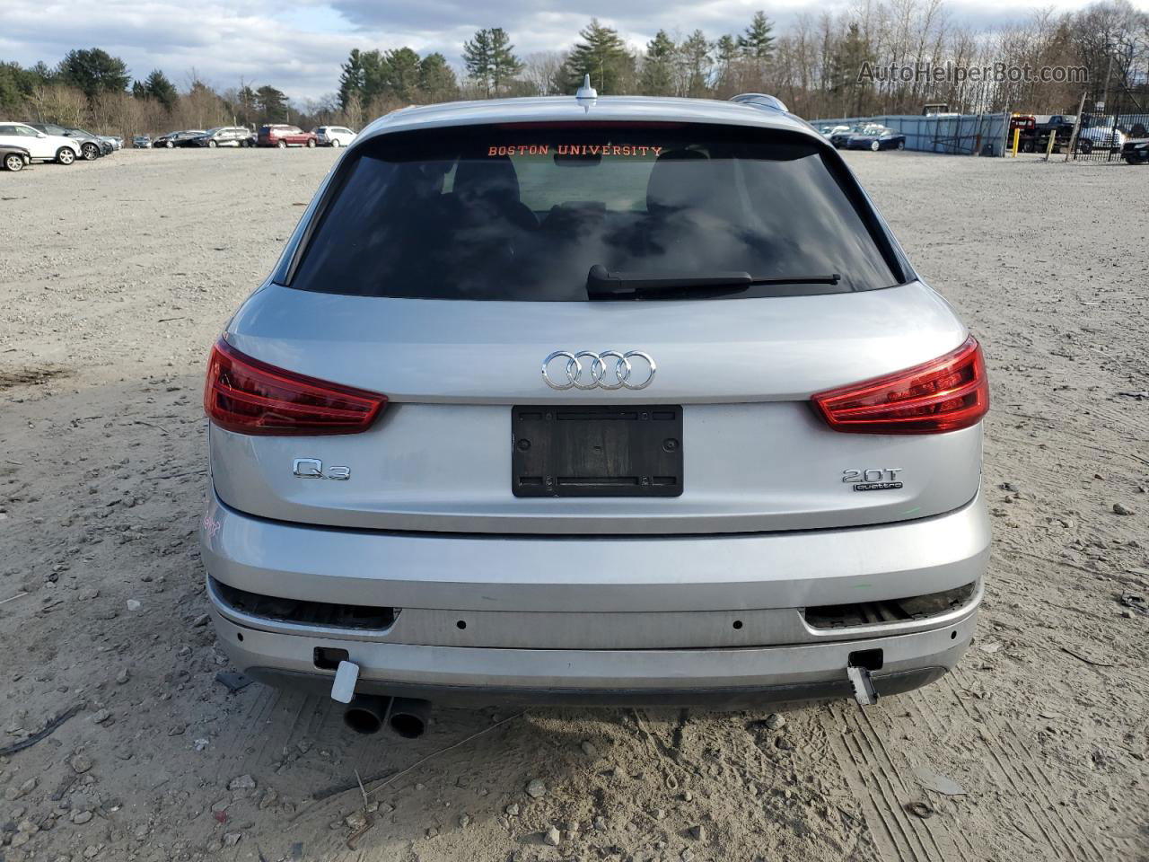 2018 Audi Q3 Premium Silver vin: WA1ECCFS9JR004658