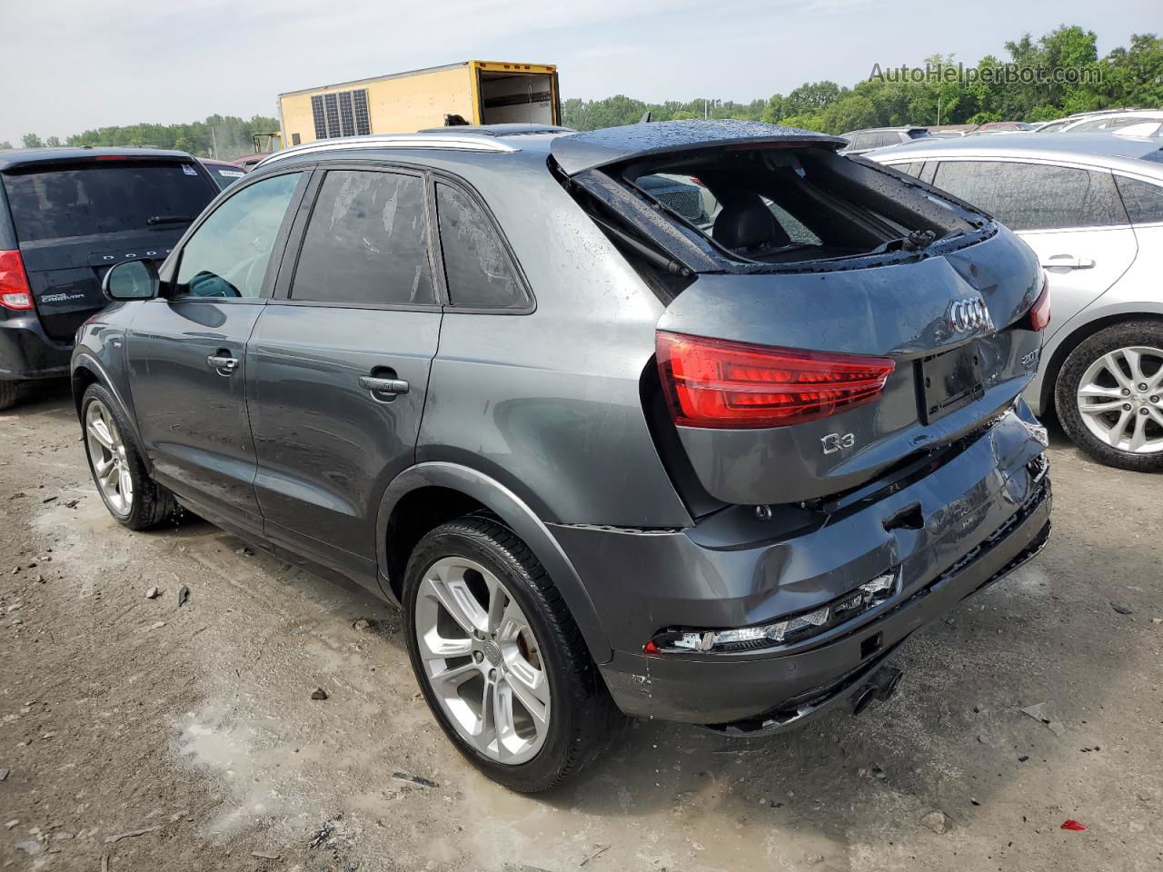 2018 Audi Q3 Premium Gray vin: WA1ECCFS9JR011139