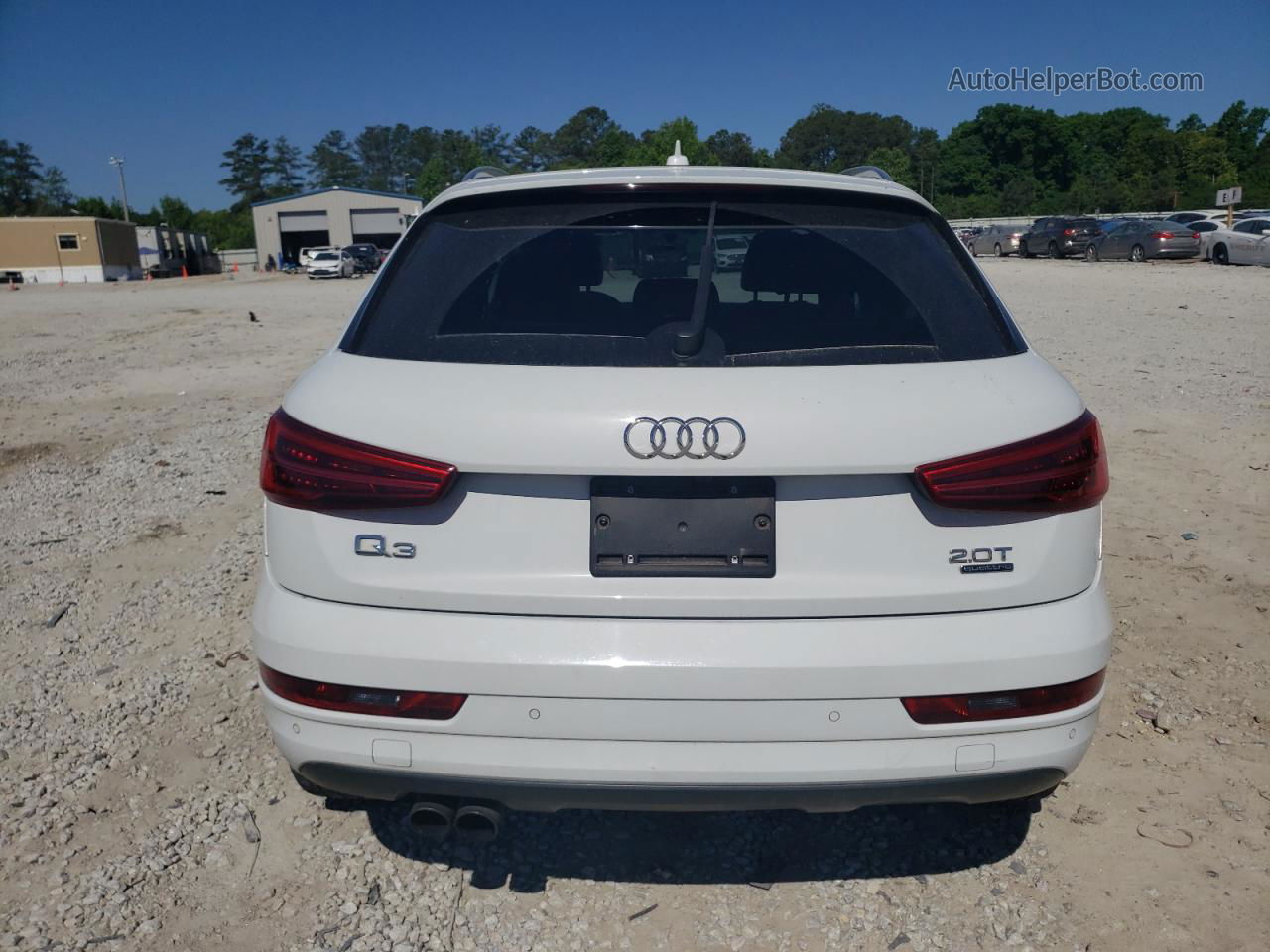 2018 Audi Q3 Premium White vin: WA1ECCFS9JR019869