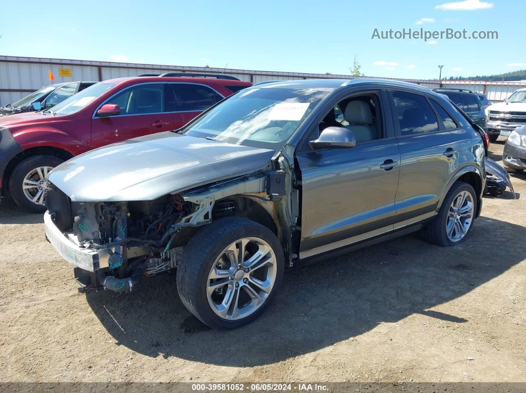 2018 Audi Q3 2.0t Premium/2.0t Sport Premium Gray vin: WA1ECCFSXJR017287