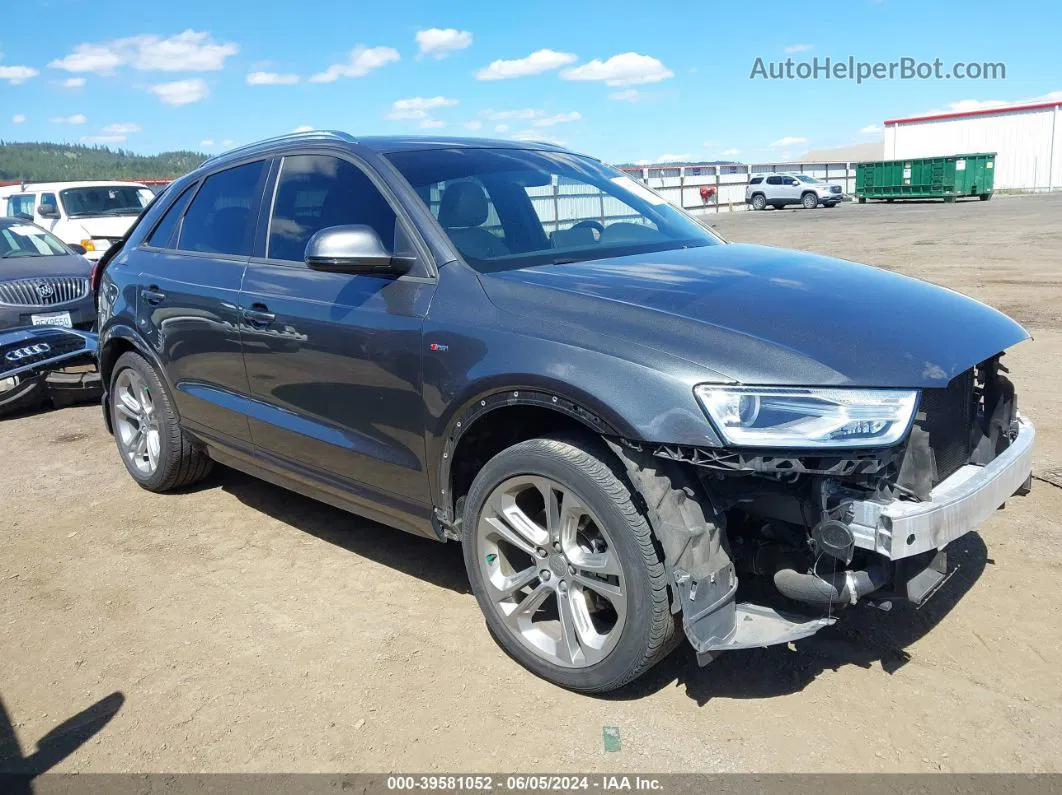 2018 Audi Q3 2.0t Premium/2.0t Sport Premium Gray vin: WA1ECCFSXJR017287