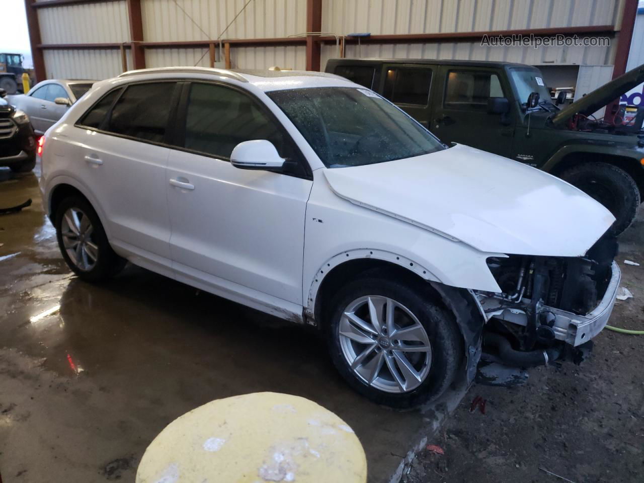 2018 Audi Q3 Premium White vin: WA1ECCFSXJR019475