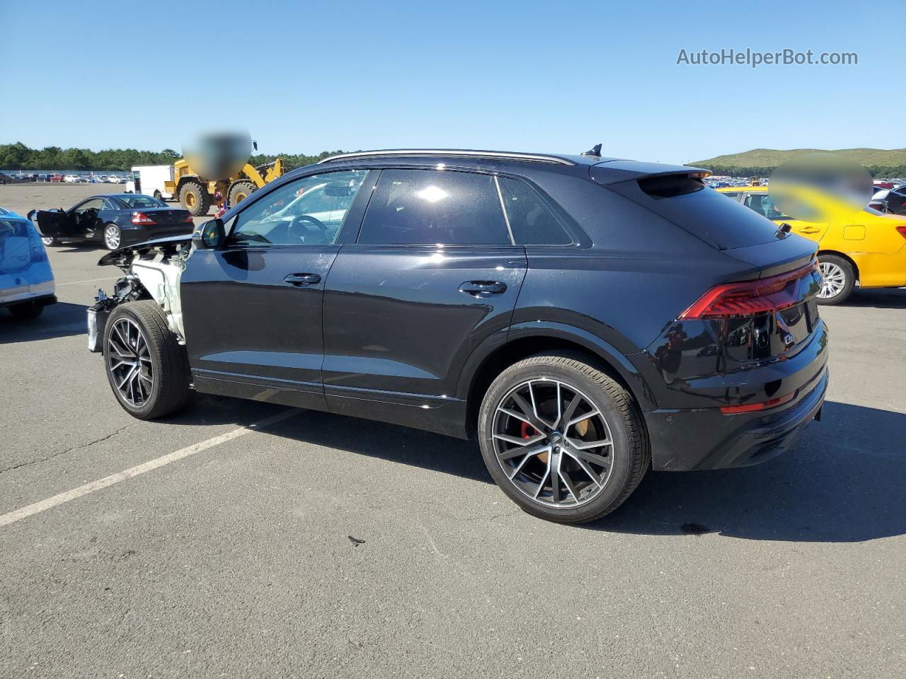 2020 Audi Q8 Premium Plus S-line Черный vin: WA1EVAF11LD014655