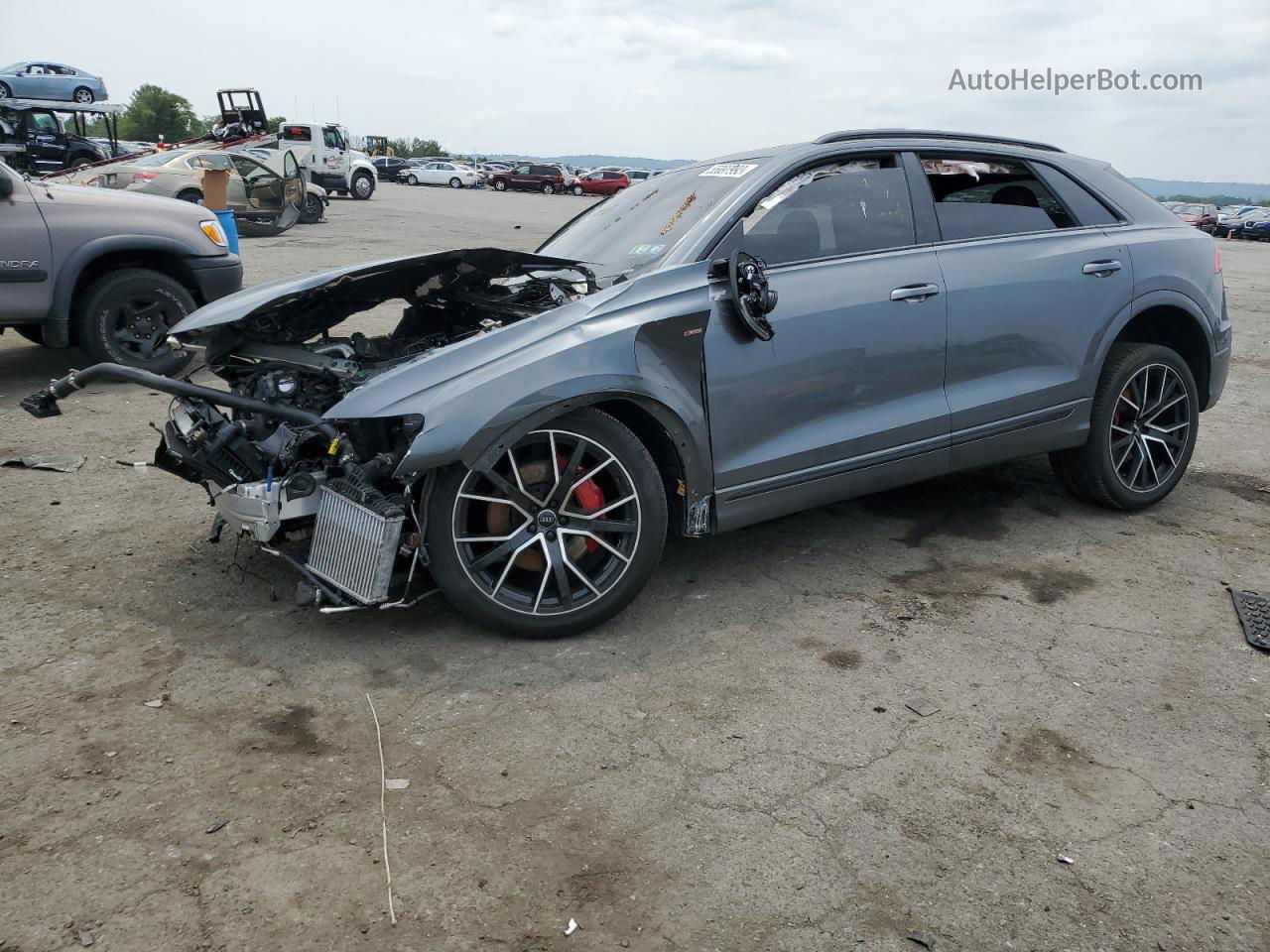 2020 Audi Q8 Premium Plus S-line Charcoal vin: WA1EVAF13LD024992