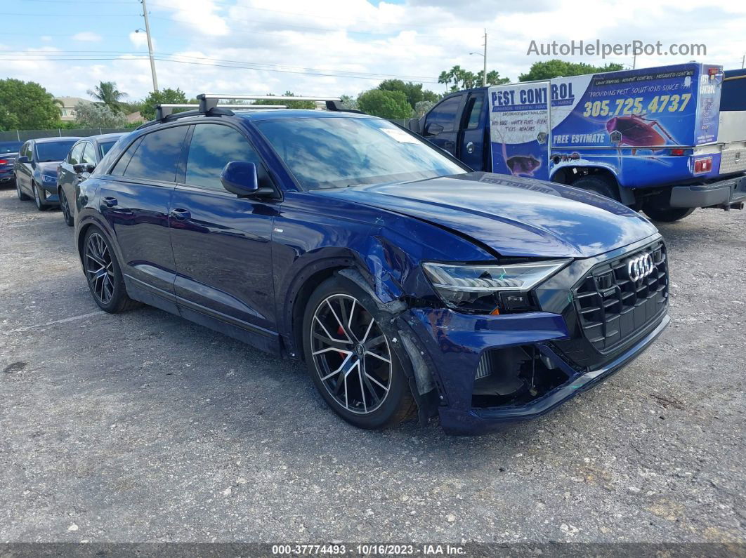 2020 Audi Q8 Premium Plus Синий vin: WA1EVAF14LD001317