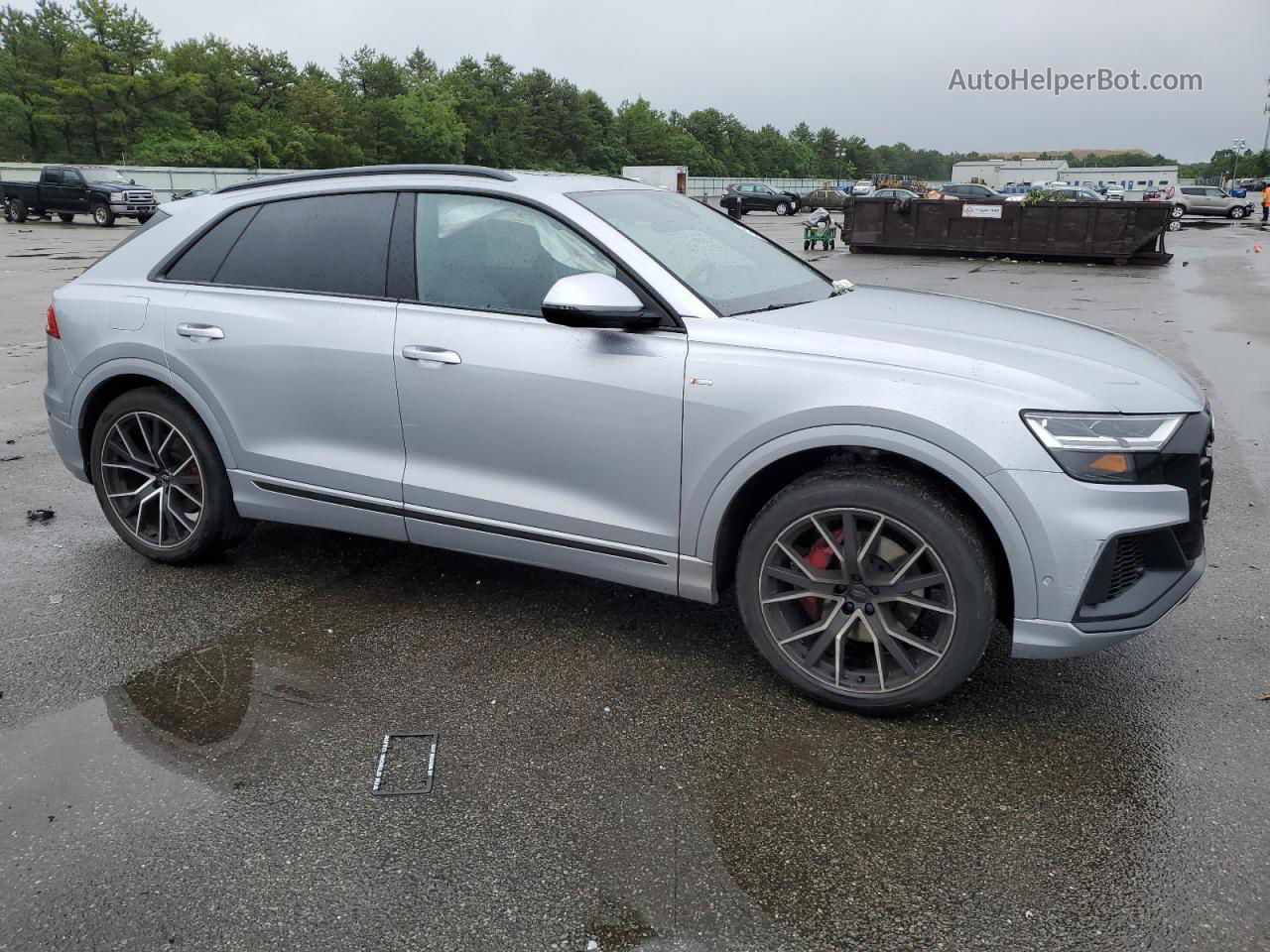 2020 Audi Q8 Premium Plus S-line Silver vin: WA1EVAF19LD022096