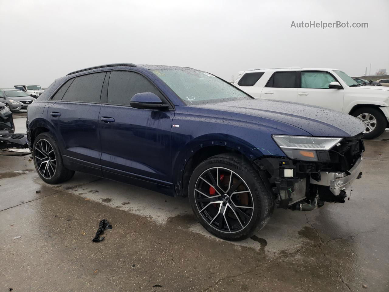 2020 Audi Q8 Prestige S-line Blue vin: WA1FVAF11LD023781