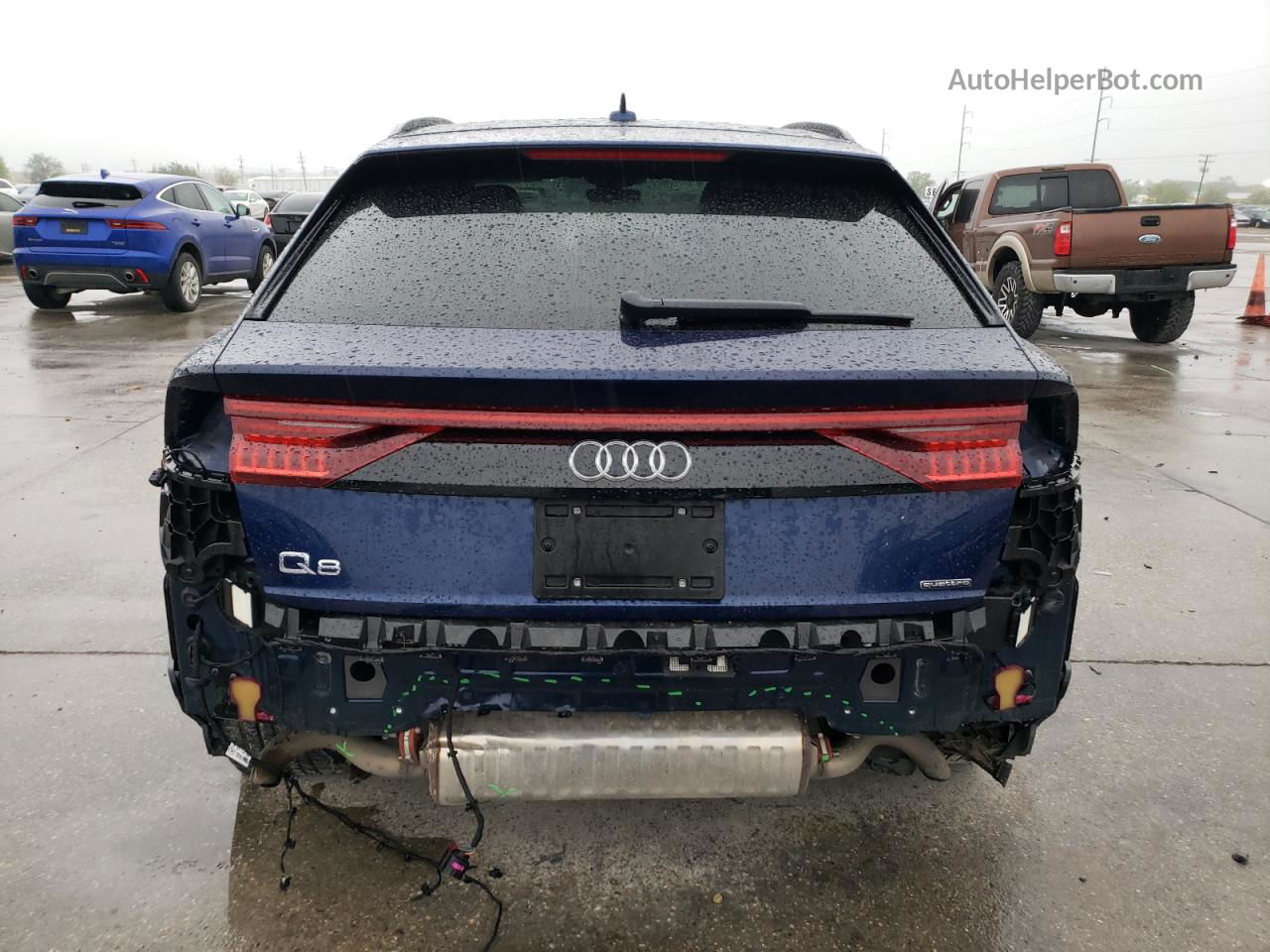 2020 Audi Q8 Prestige S-line Blue vin: WA1FVAF11LD023781