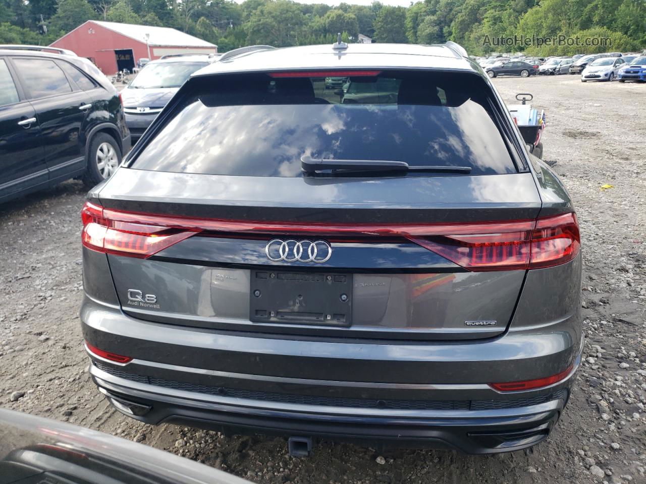 2020 Audi Q8 Prestige S-line Gray vin: WA1FVAF13LD022390