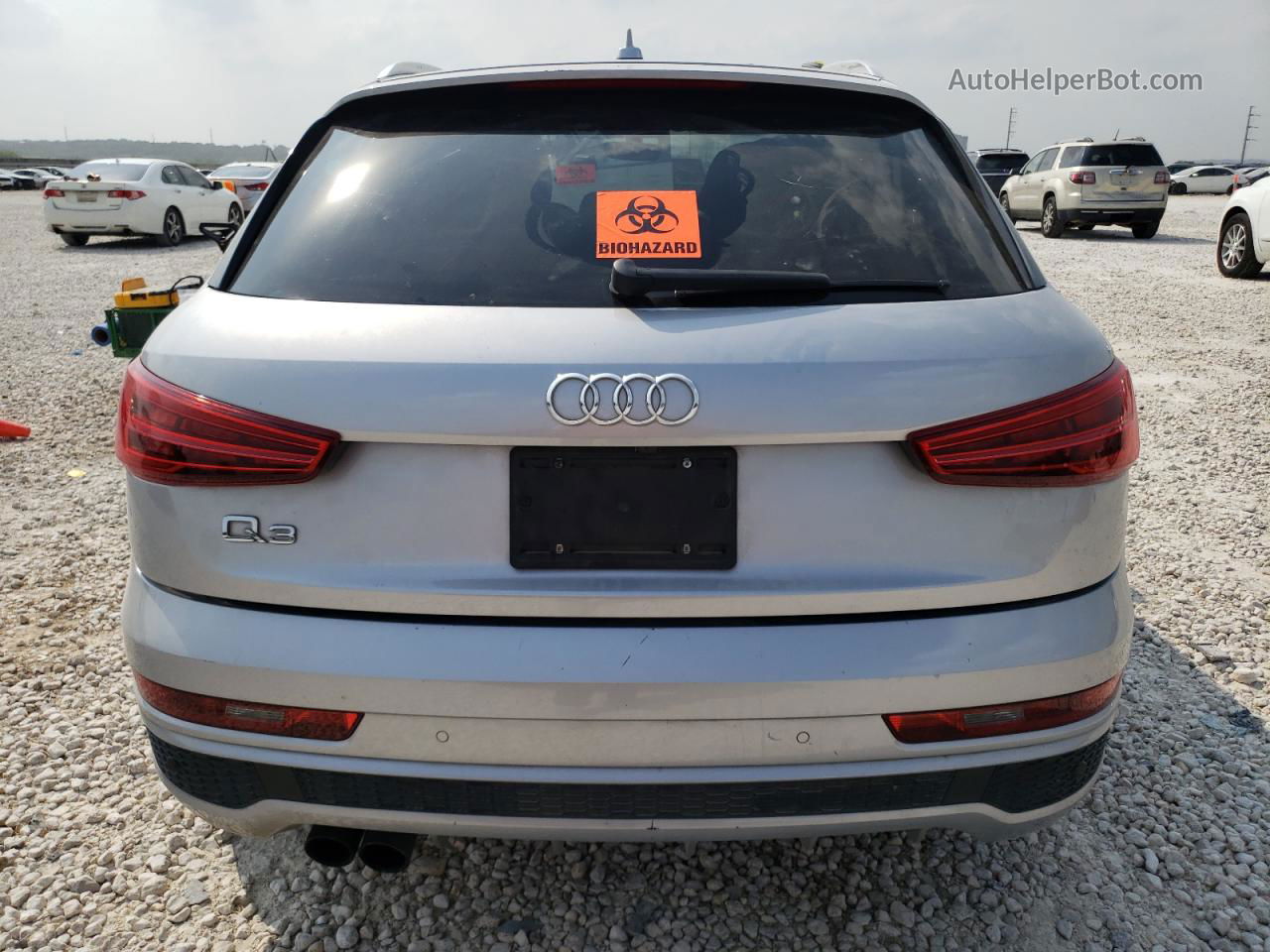 2018 Audi Q3 Premium Plus Silver vin: WA1HCCFS4JR031411