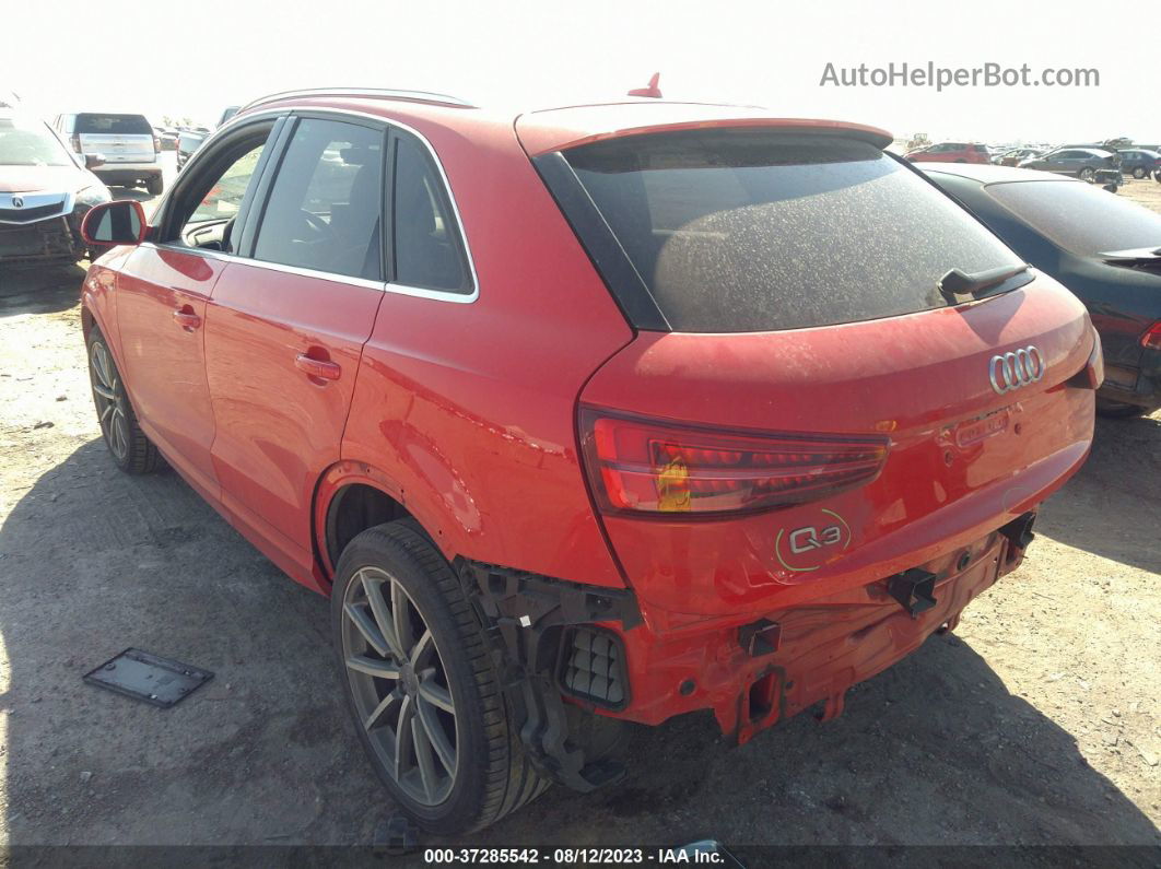 2018 Audi Q3 Premium Plus Red vin: WA1HCCFS5JR030445