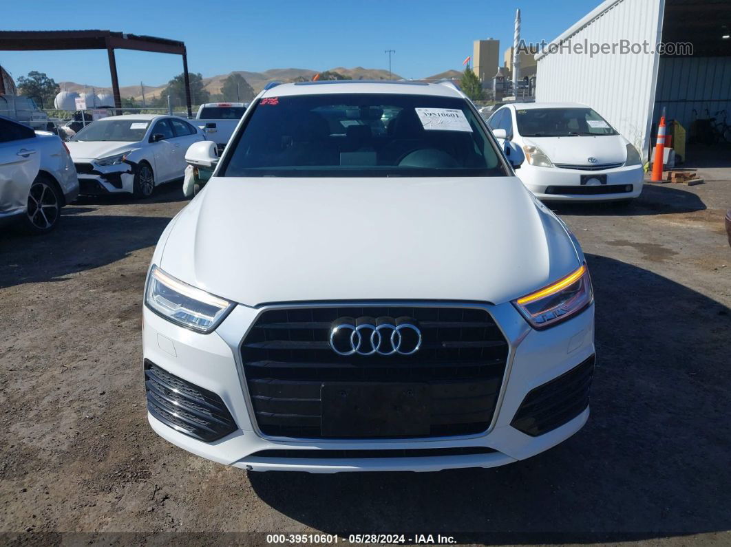 2018 Audi Q3 2.0t Premium/2.0t Sport Premium Белый vin: WA1HCCFS7JR013663