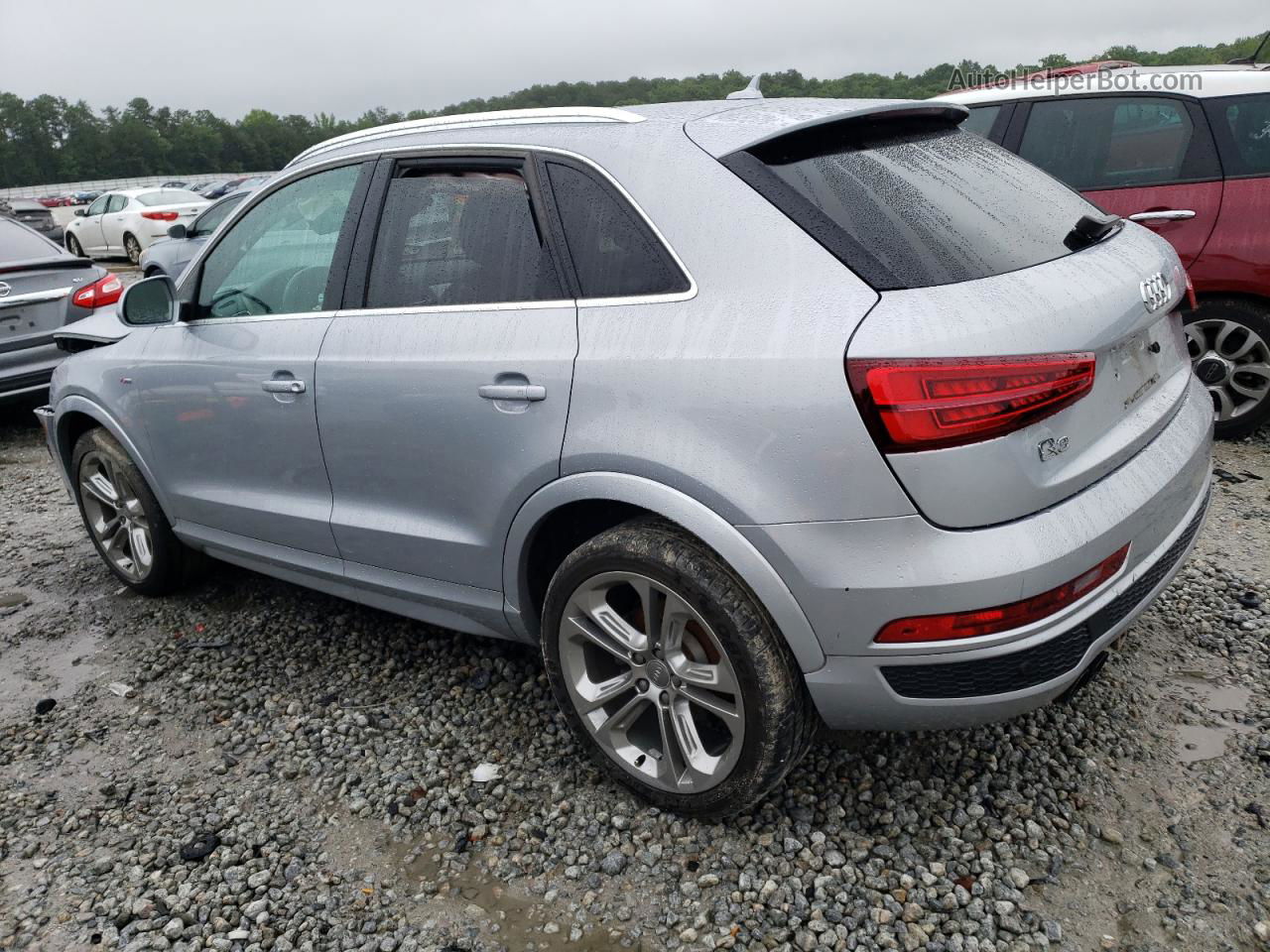 2018 Audi Q3 Premium Plus Gray vin: WA1HCCFS8JR032612