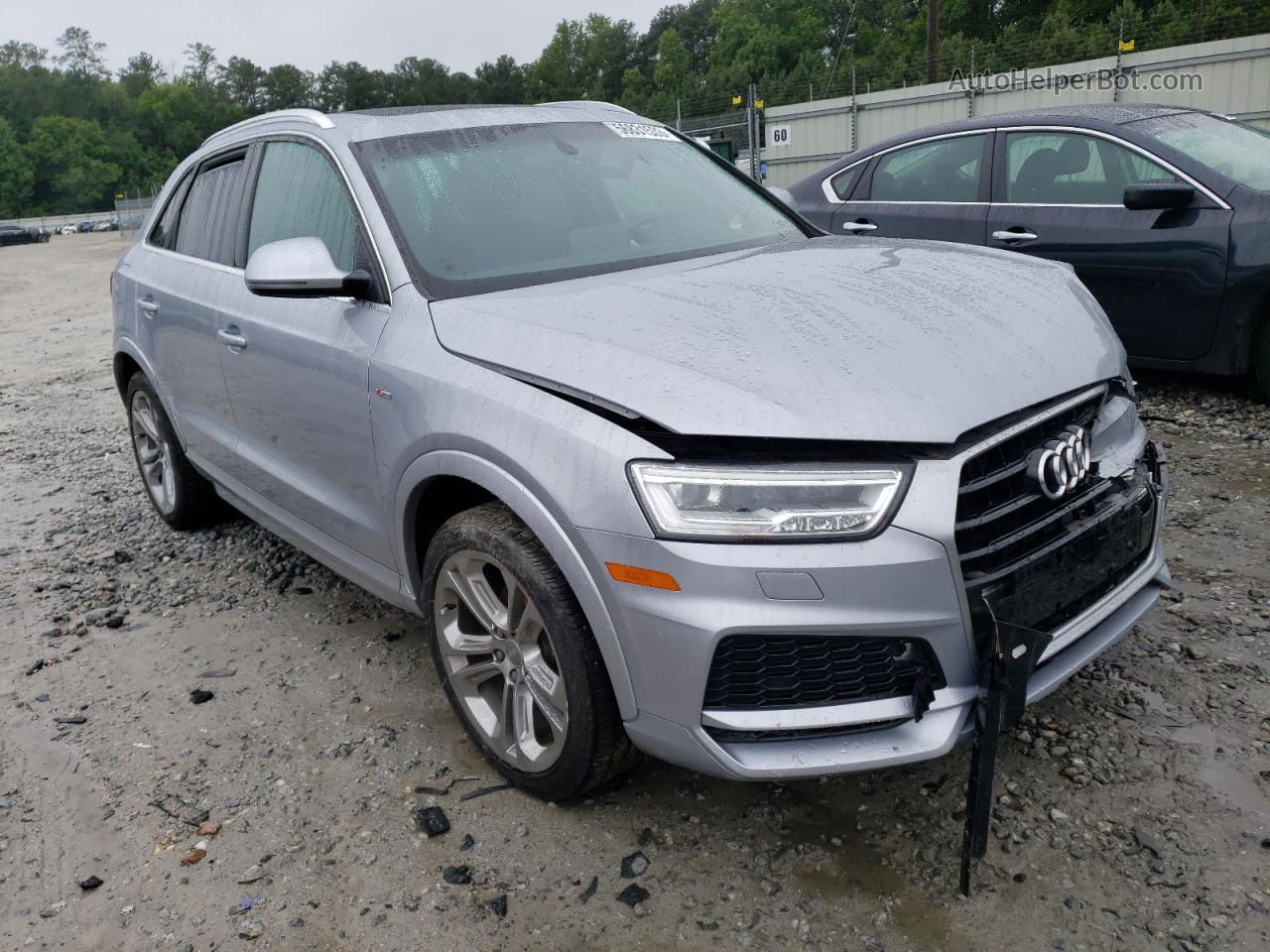 2018 Audi Q3 Premium Plus Gray vin: WA1HCCFS8JR032612