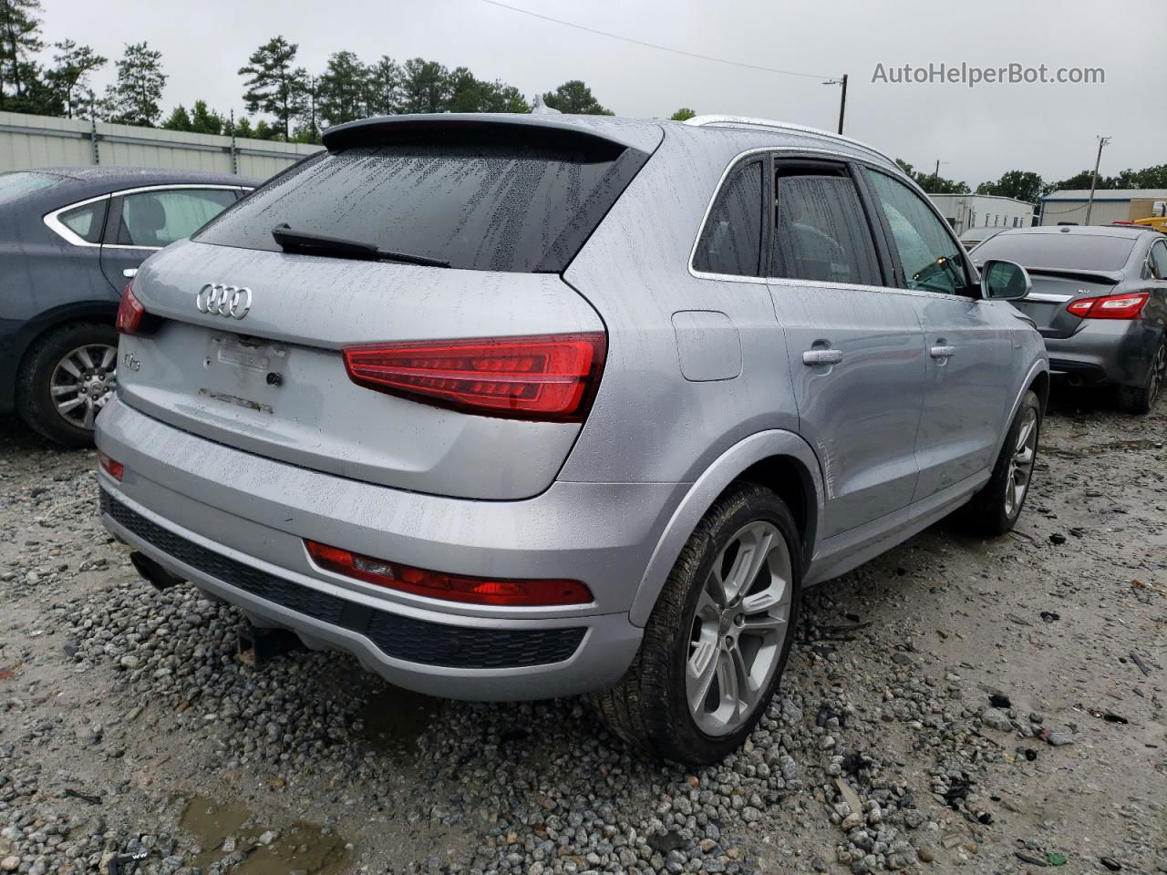 2018 Audi Q3 Premium Plus Gray vin: WA1HCCFS8JR032612