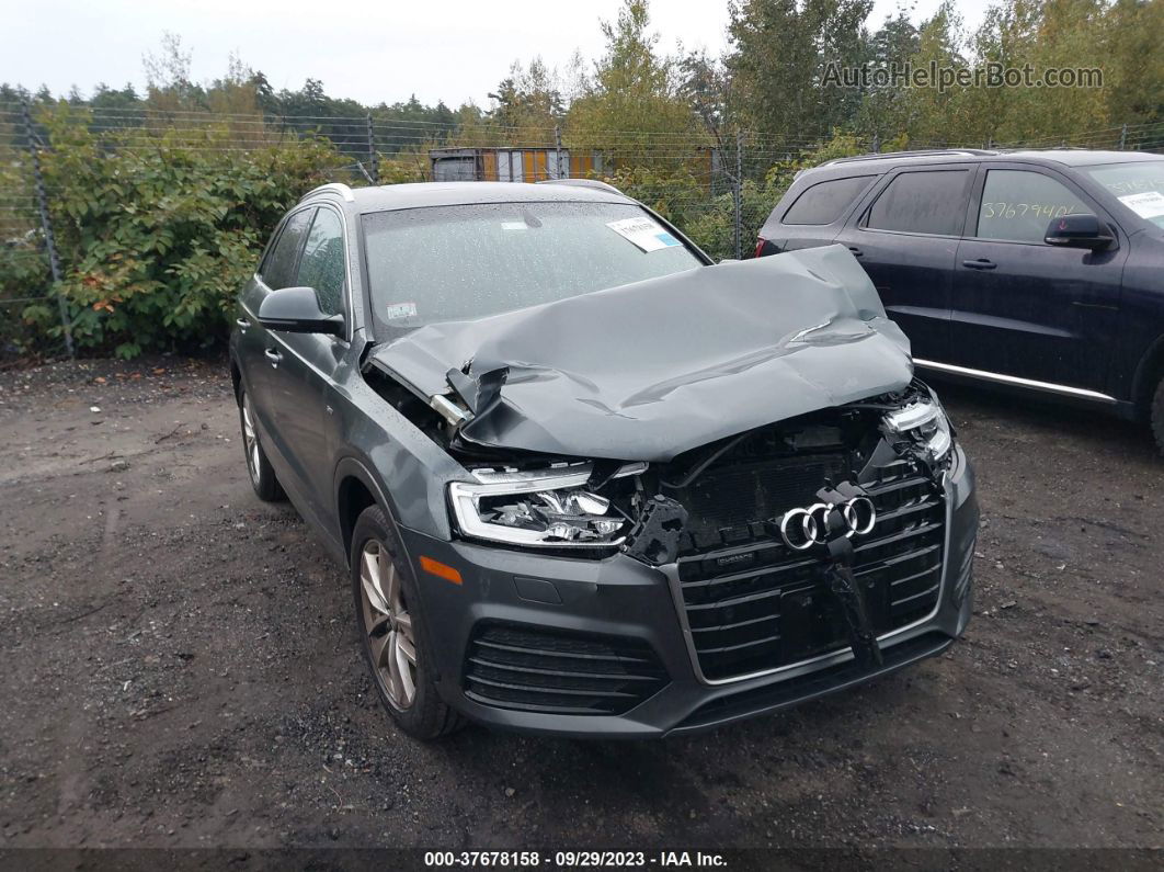 2018 Audi Q3 Premium Plus Серый vin: WA1JCCFS0JR012842