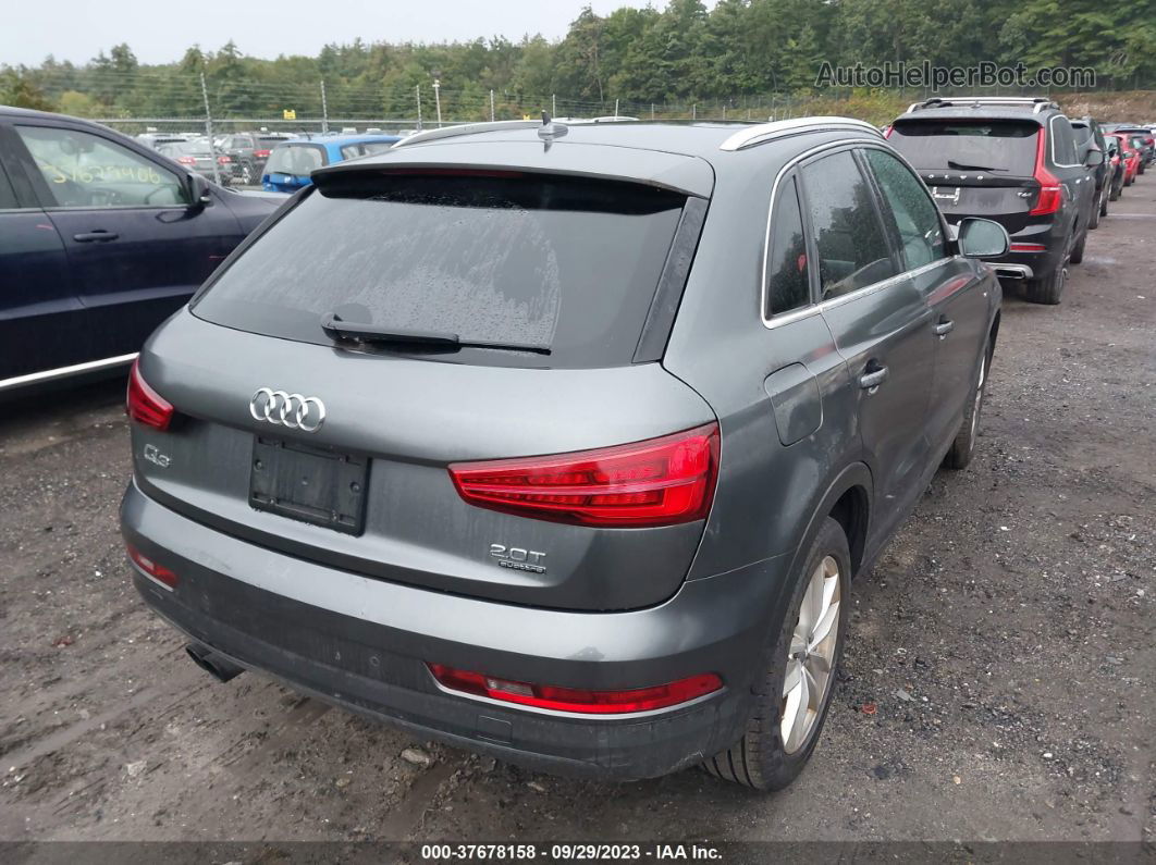 2018 Audi Q3 Premium Plus Gray vin: WA1JCCFS0JR012842