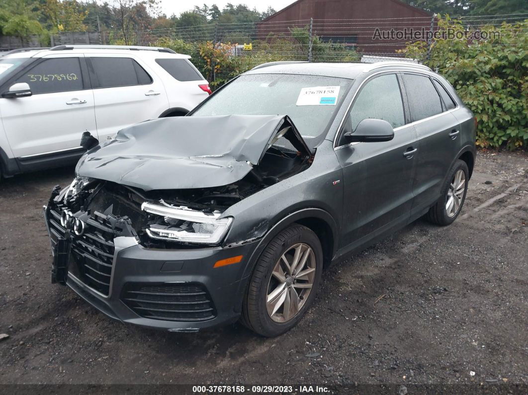 2018 Audi Q3 Premium Plus Gray vin: WA1JCCFS0JR012842