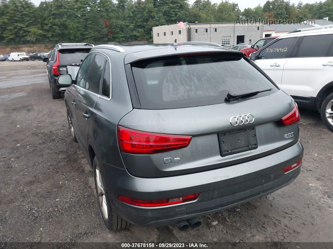 2018 Audi Q3 Premium Plus Gray vin: WA1JCCFS0JR012842