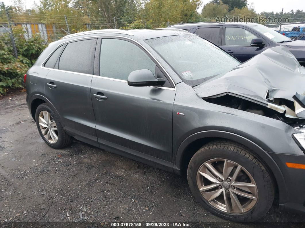 2018 Audi Q3 Premium Plus Gray vin: WA1JCCFS0JR012842