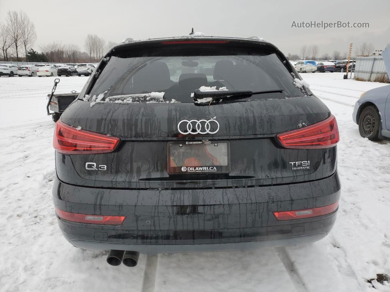 2018 Audi Q3 Premium Plus Черный vin: WA1JCCFS0JR020746