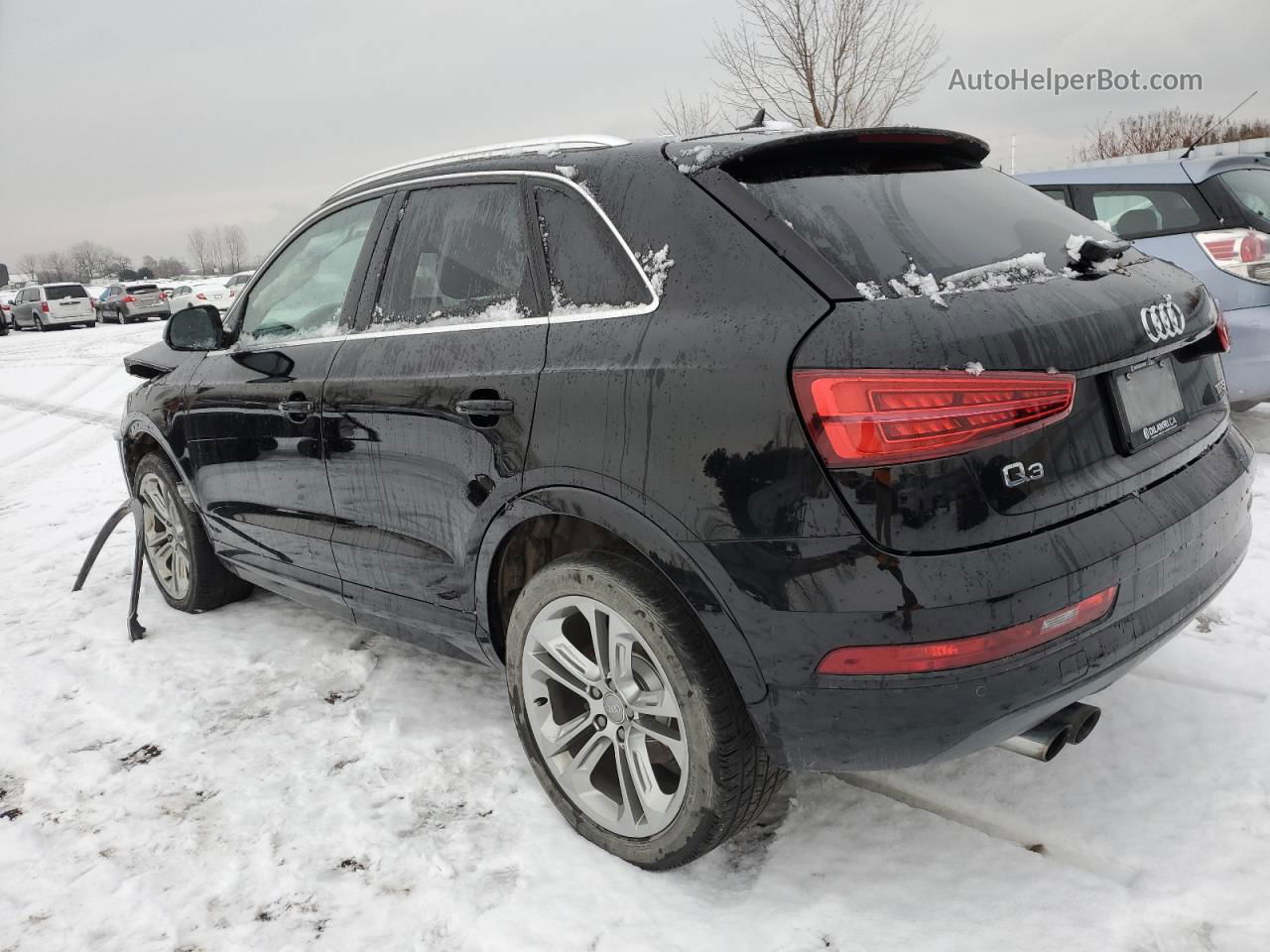 2018 Audi Q3 Premium Plus Черный vin: WA1JCCFS0JR020746