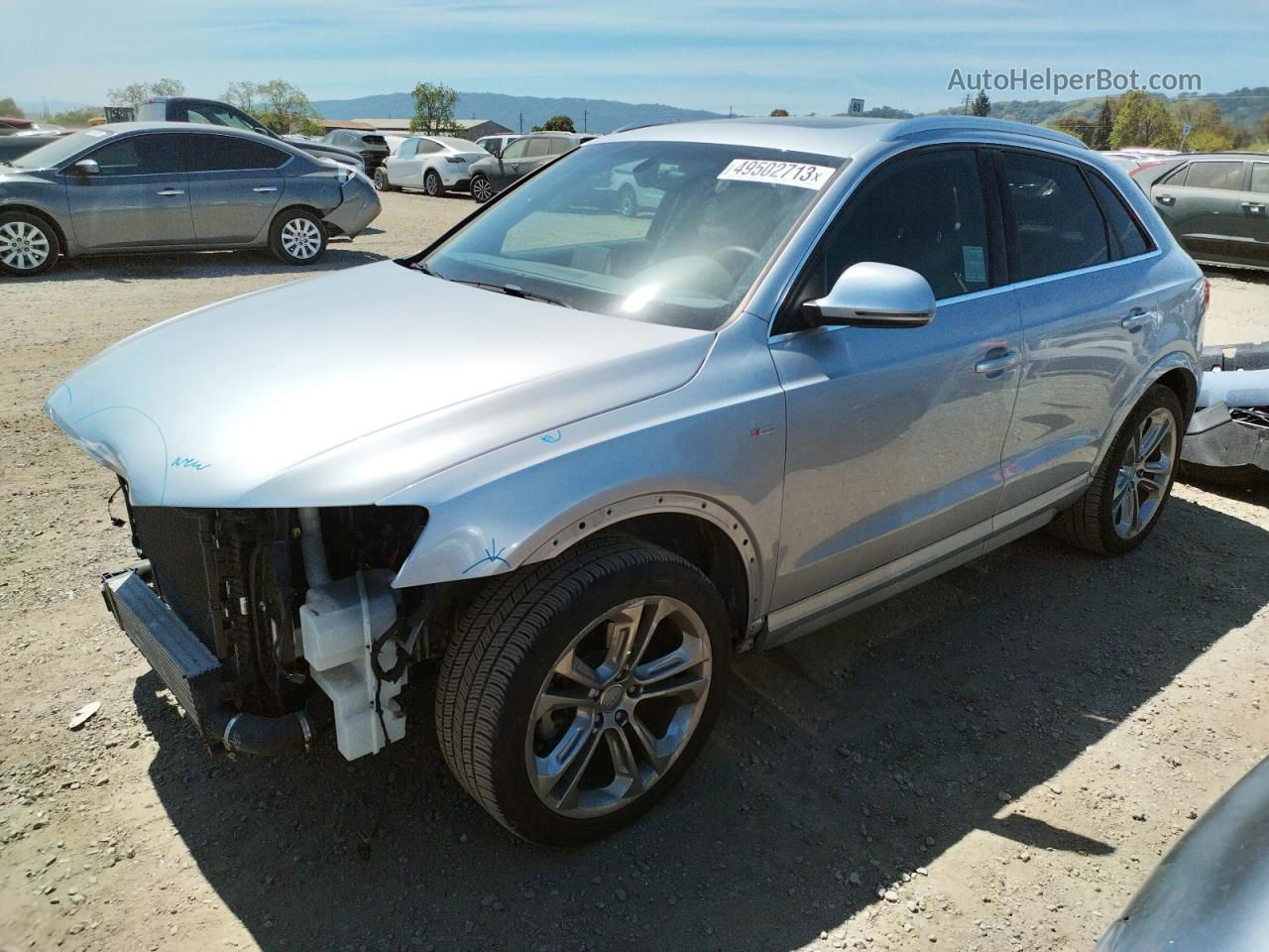 2018 Audi Q3 Premium Plus Silver vin: WA1JCCFS1JR005866