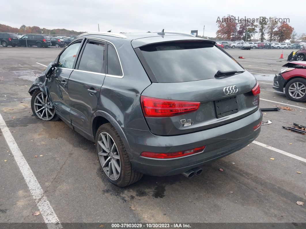 2018 Audi Q3 2.0t Sport Premium/2.0t Premium Gray vin: WA1JCCFS2JR003320