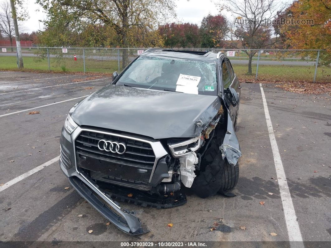 2018 Audi Q3 2.0t Sport Premium/2.0t Premium Gray vin: WA1JCCFS2JR003320