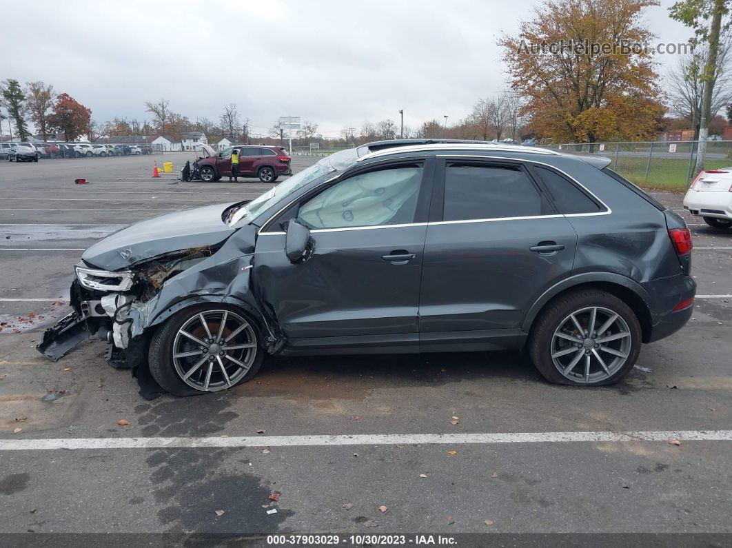 2018 Audi Q3 2.0t Sport Premium/2.0t Premium Gray vin: WA1JCCFS2JR003320