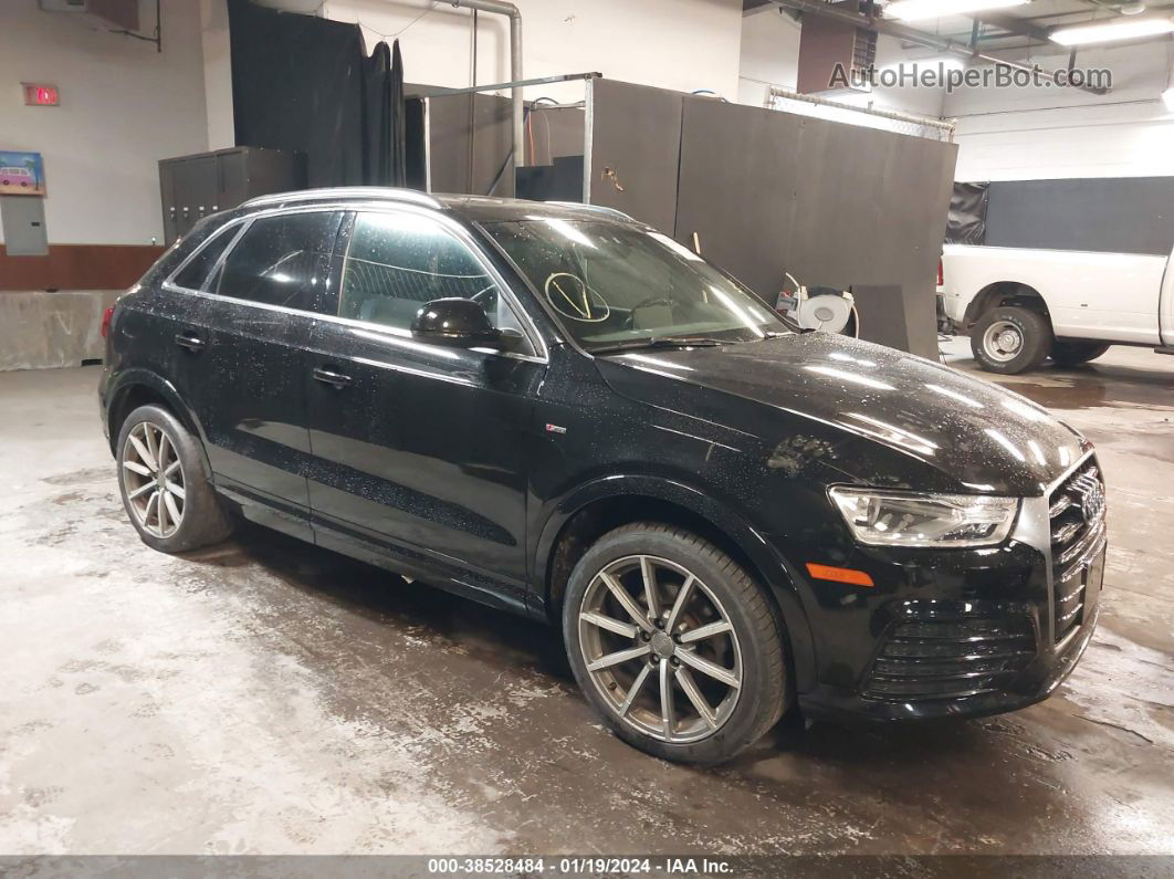 2018 Audi Q3   Черный vin: WA1JCCFS2JR010834