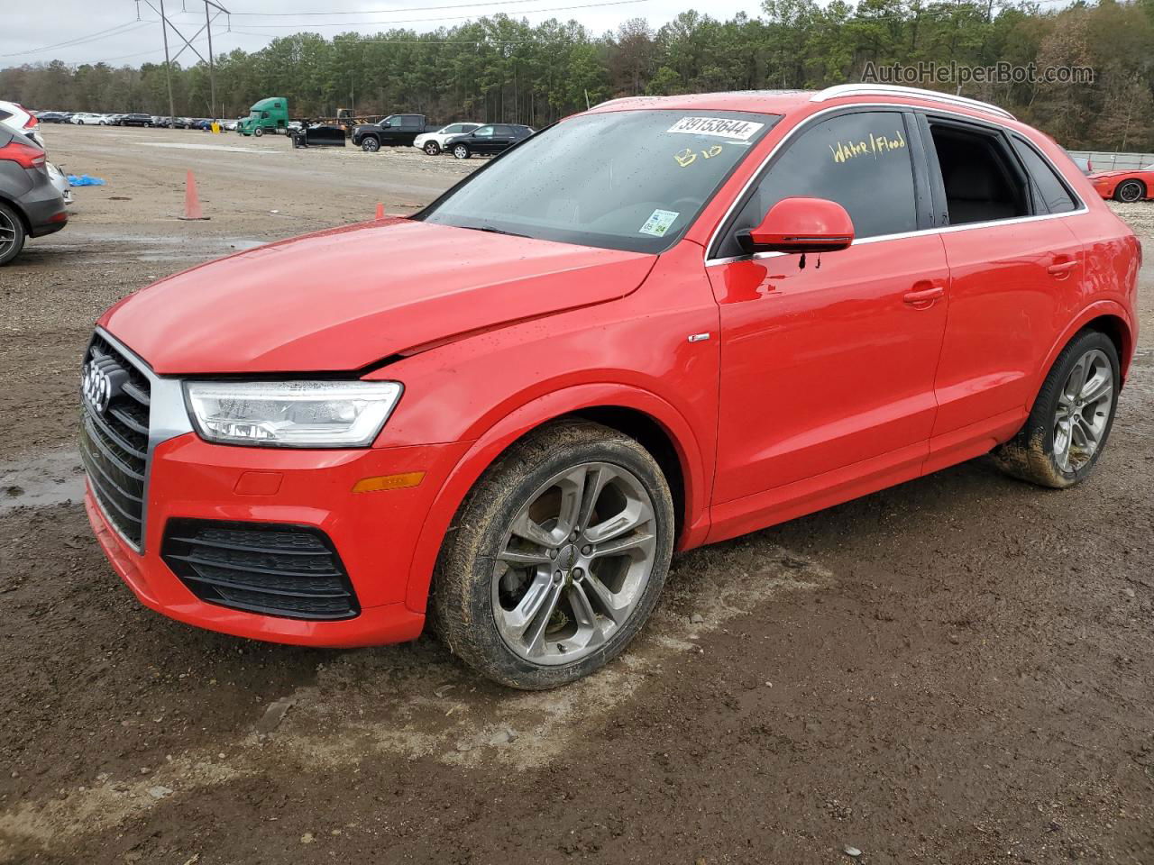 2018 Audi Q3 Premium Plus Red vin: WA1JCCFS2JR016813