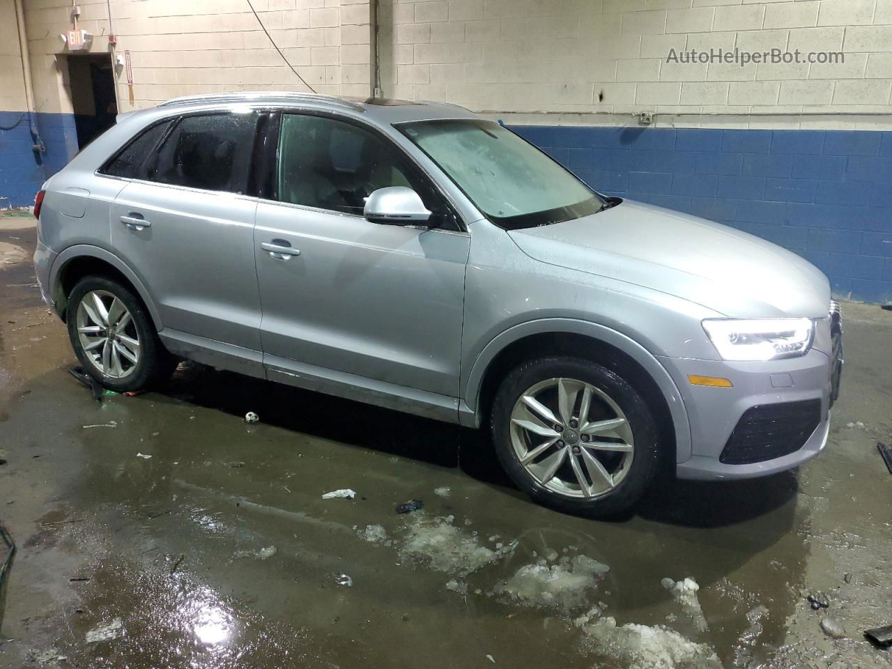 2018 Audi Q3 Premium Plus Silver vin: WA1JCCFS3JR011877