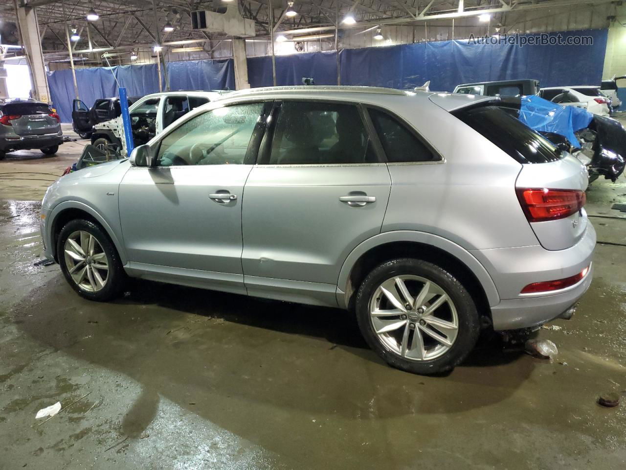 2018 Audi Q3 Premium Plus Silver vin: WA1JCCFS3JR011877