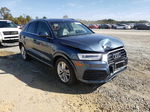 2018 Audi Q3 Premium Plus Синий vin: WA1JCCFS3JR016271